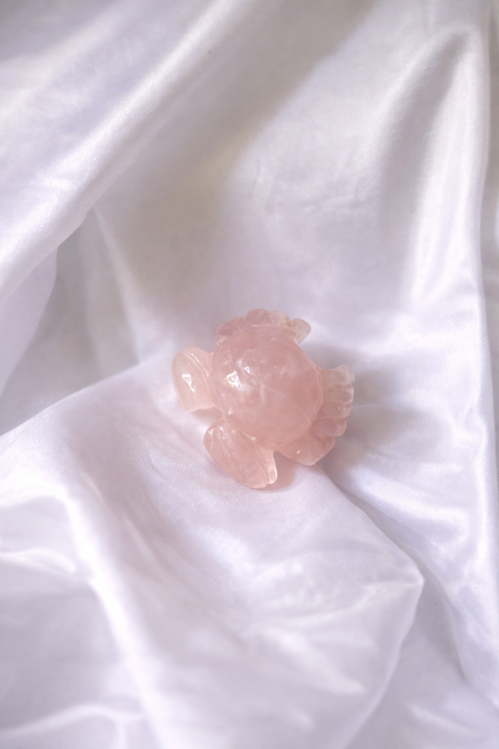 Rose quartz crab