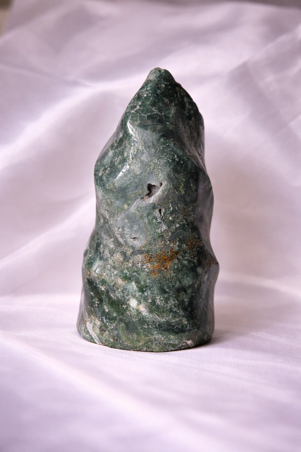 Moss agate flame