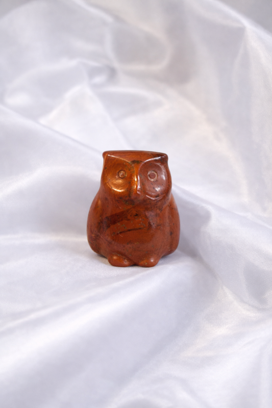 Red jasper owl